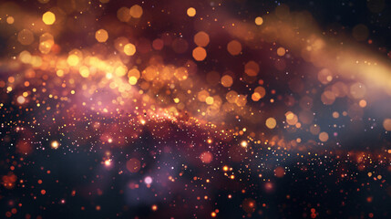 Glowing particles abstract stardust background 3d r - obrazy, fototapety, plakaty