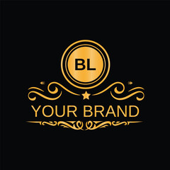 Fototapeta premium Creative logo design with abstract shape