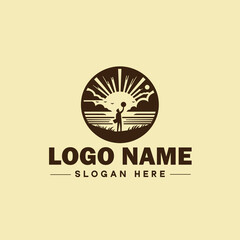 Fototapeta premium photography logo icon studio photographer photo Company brand logotype modern logo template editable vector