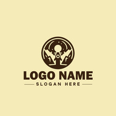 photography logo icon studio photographer photo Company brand logotype modern logo template editable vector