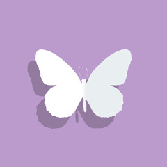 silhouettes butterflies decoration vector illustration
