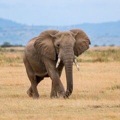 Fototapeta na wymiar Elephant in wildlife