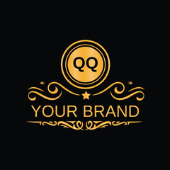 Creative logo design with abstract shape