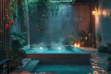 a spa and relax