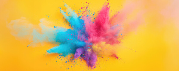 Colorful Paint Splatter Artwork - vibrant and creative