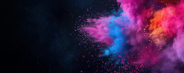 Colorful Paint Explosion - Dynamic and Bright!