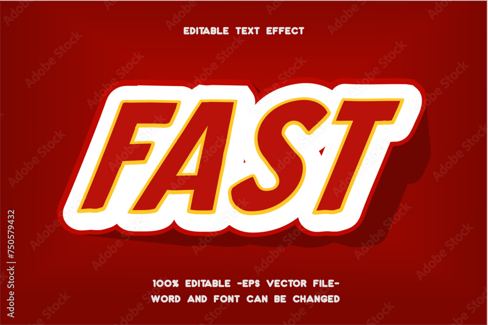 Fototapete fast text efect editorial eps file