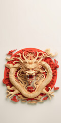 Dragon Sculpture - Artistic Wood Carving