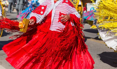 Fotobehang Dance in Peru © Galyna Andrushko