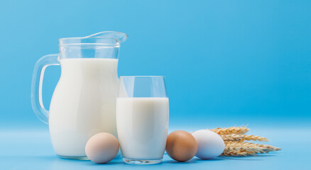 Pitcher of Milk with Eggs