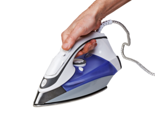 Steam iron - clipping path