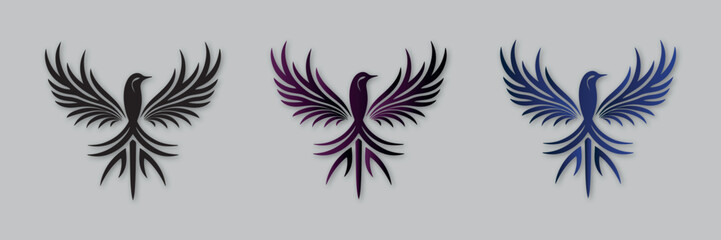 Fototapeta na wymiar hummingbird modern logo design vector template 