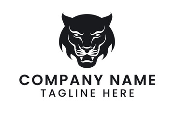 tiger head logo Minimal Vector Logo Design Tshirt Sublimation Illustration design	