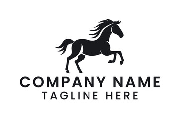 horse vector Minimal Vector Logo Design Tshirt Sublimation Illustration design	