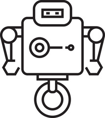 robot character icon