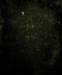 Fototapeta na wymiar Dark grunge scratched background, scary obsolete texture, old film effect