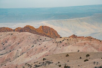 landscape in the desert