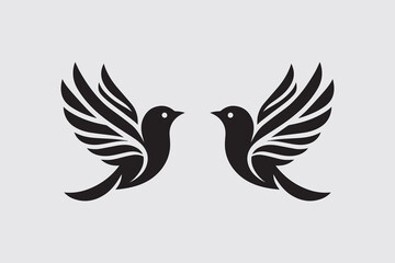 Editable Birds Logo