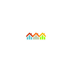 house abstract design vektor logo. logo for company