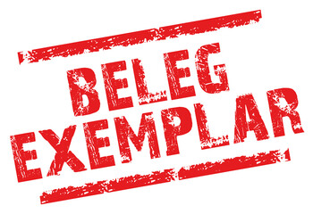 Stempel BELEGEXEMPLAR - 750599279