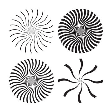 Radial sun burst sun rays starburst, shine sunburst radial, circular shape rays used in star brast background .Isolated on white background in eps 10.