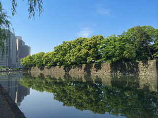Images of Japan - Reflections in Castle Moat