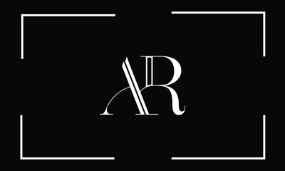 AR, RA, A, R, Abstract Letters Logo Monogram