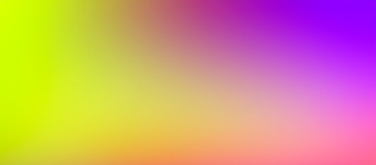 Abstract blurred gradient background with bright colors. Colored and smooth illustration