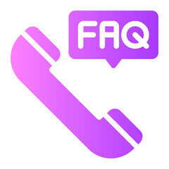 faq gradient icon