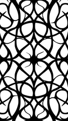 Naklejka premium Floral Line Art, Tribal Aztec Lines, Botanical Leaves, Abstract Waves, Geometric Lines, Animal Print Lines, Boho Feathers, Mandala Patterns, Ethnic Tribal Lines, Henna Mehndi Design, Nautical Stripes,