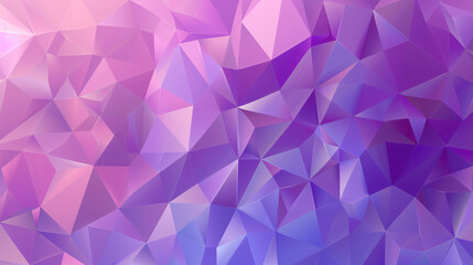Purple polygonal illustration which consist of triang