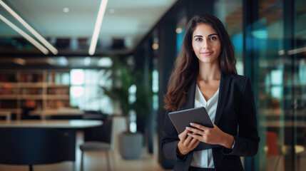 Fototapeta premium Attractive Mature Woman Executive in Corporate Office