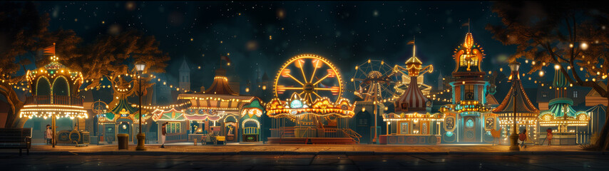 Animated Night: A Pioneer’s Vision of a Carnival