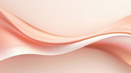 Abstract shape guides Pastel pink curve background.
