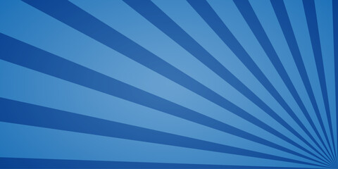 Starburst background. Blue star burst backdrop radial ray template.Pop art background.