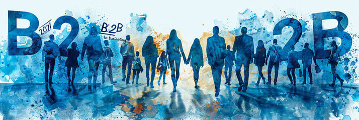 B2B Marketing Strategy: Business-to-Business Concept for Enterprises