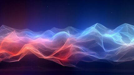 Abstract background pulse rhythm neural network background - Powered by Adobe