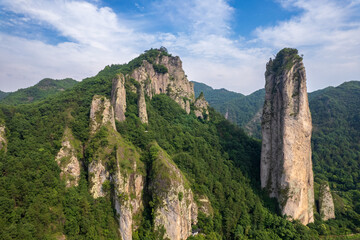 Fototapeta na wymiar Aerial Photography of Xiandu Scenic Area