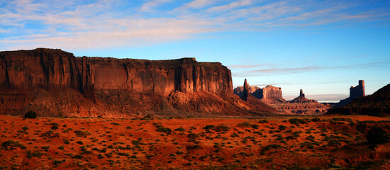 Rugged and Barren Monument Valley Arizona USA Navajo Nation