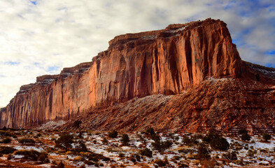 Rugged and Barren Monument Valley Arizona USA Navajo Nation