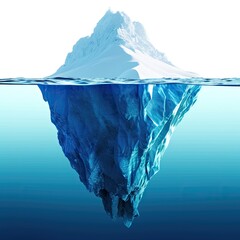 Obraz premium iceberg in blue water