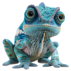 Cute Chameleon Clipart