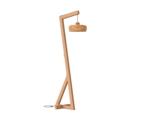 Wicker shade lamp or Rattan Ceiling lamp with vintage electric light bulb. Png transparency