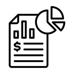 Financial Report Icon