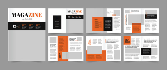 Magazine Layout Template