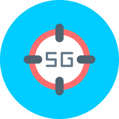 5G-19 Flat Circle Icon