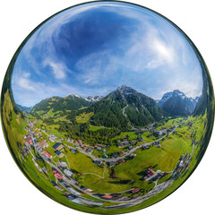 Herbstliche Natur im hinteren Kleinwalsertal rund um die Gemeinde Mittelberg, Little...