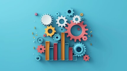 Obraz premium Business Efficiency Optimization, Corporate Financial Management