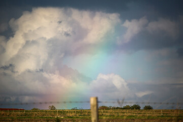 Rainbow in the sky