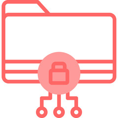 Encryption Line Fill Icon